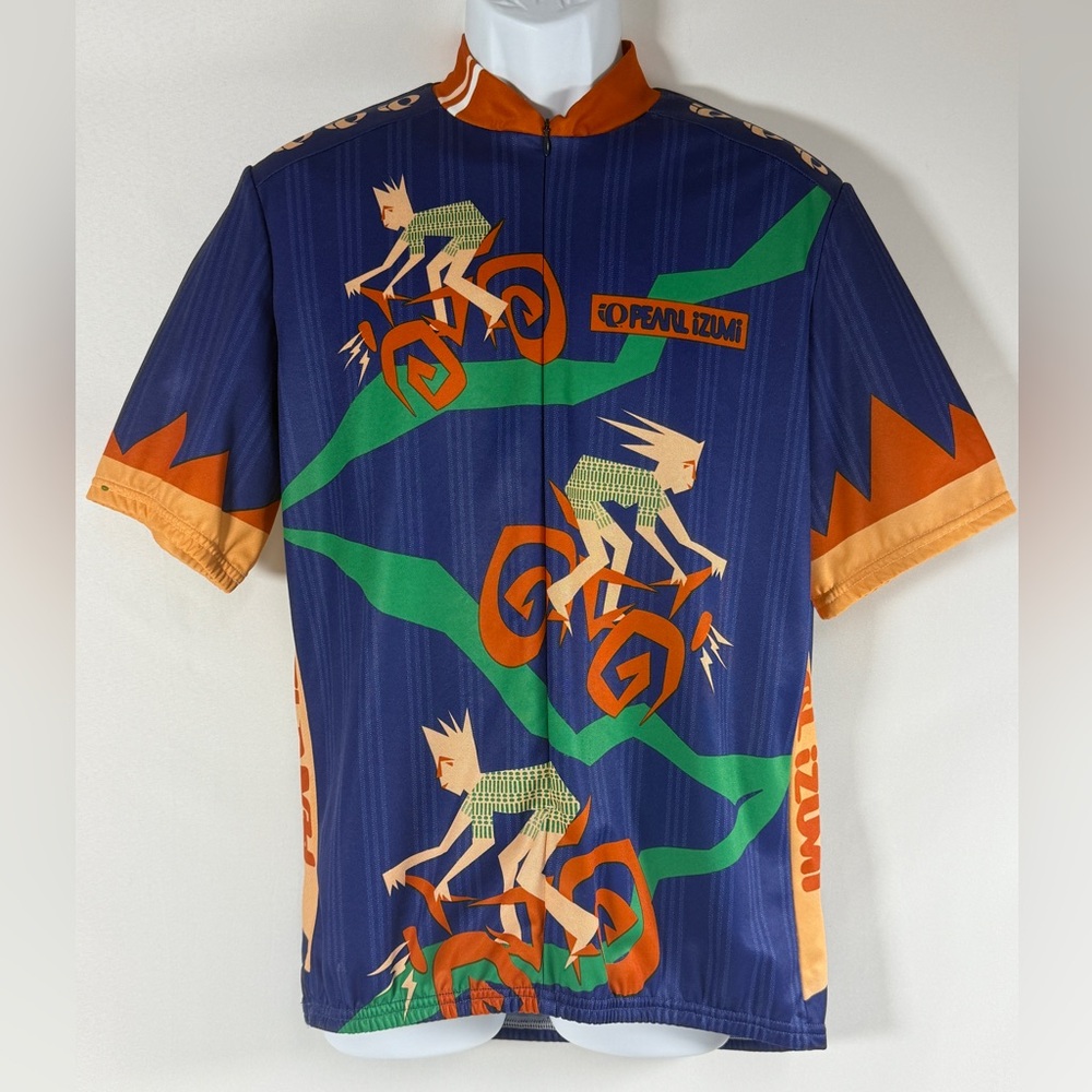 Vintage Pearl Izumi Cycling Jersey Made in USA XL Fits Like M/L